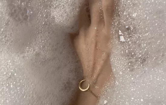 soap bubbles closeup